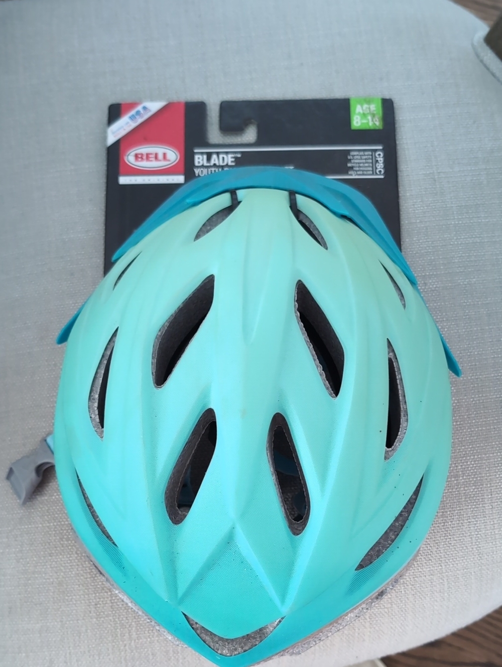 Kids’ Blade Helmet in Teal-Mint